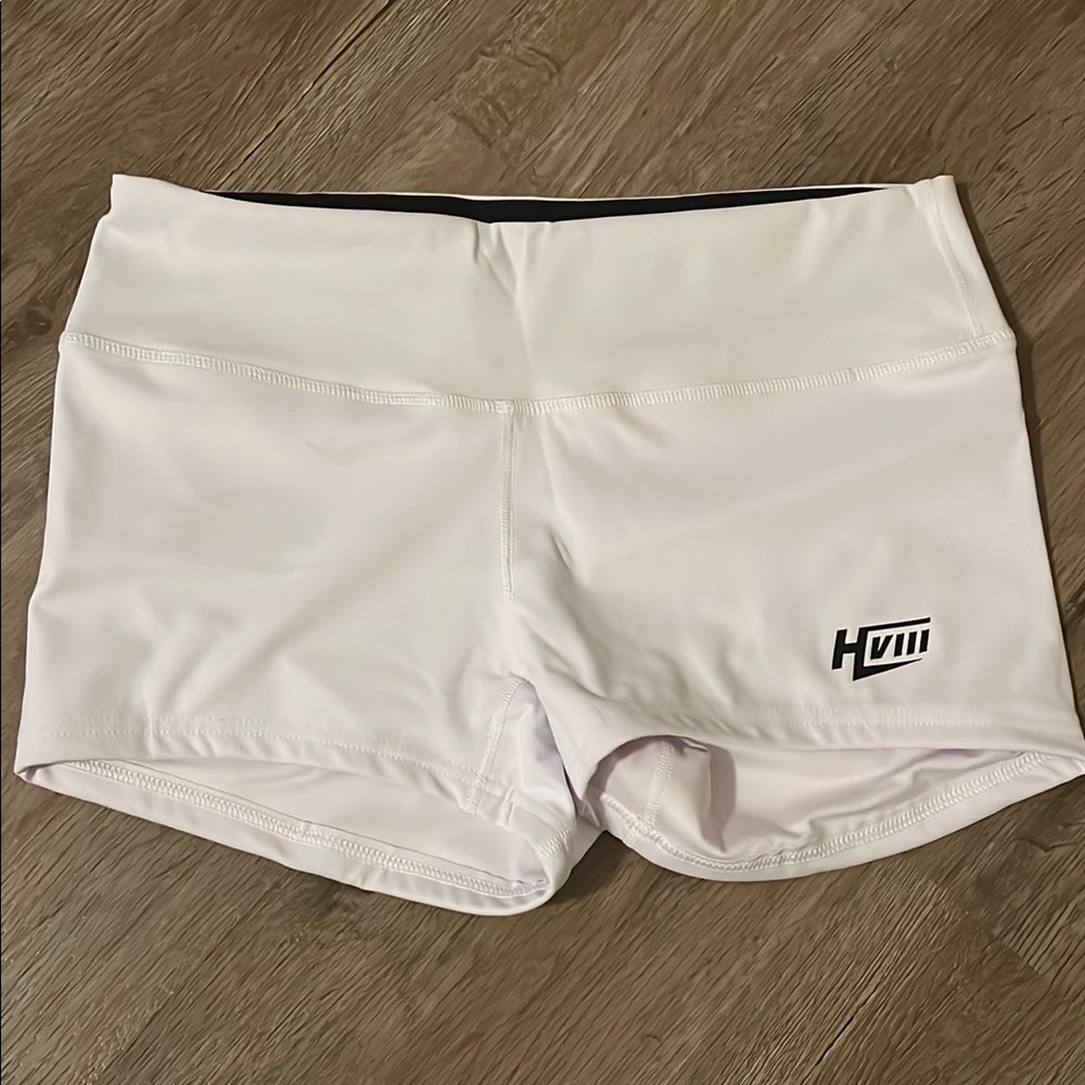 Women's White workout Shorts